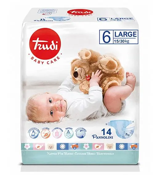 Plenice TRUDI CARE DRY EXTRA LARGE - 3 kom
