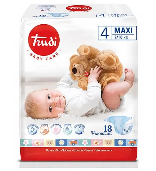 Plenice TRUDI CARE DRY MAXI - 3 kom
