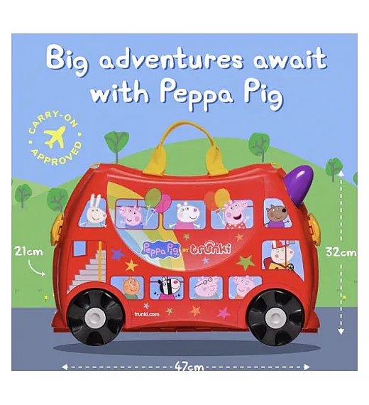 PEPPA PIG - dječji kovčeg Trunki