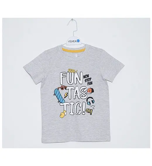 Majica za dječake  Venere T-shirt Grey ice