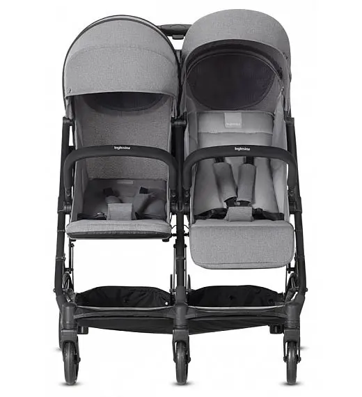 Dječja kolica za blizance Inglesina TWIN SKETCH Black Grey