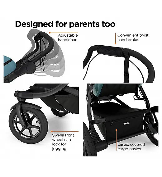 Thule Urban Glide 3 Nutria Green – svestrana kolica Thule