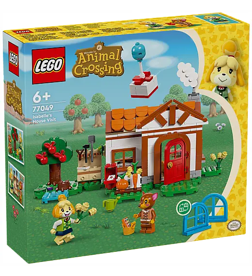 Lego kocke Animal Crossing Isabella u posjetu 77049