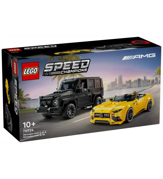 Lego kocke Speed Champions Mercedes-AMG G 63 in Mercedes-AMG SL 63 76924 Lego