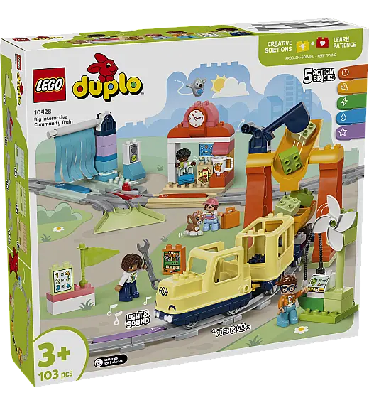 Kocke  Duplo Velik interaktiven skupni vlak 10428 Lego