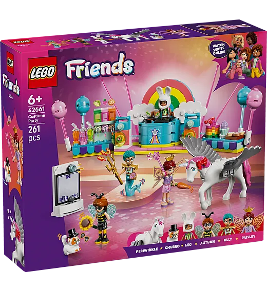 Lego® Friends 42661 Zabava v maskah s samorogom in dobro vilo Lego