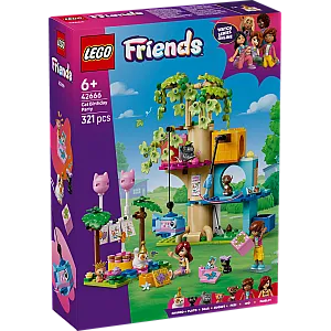 Lego® Friends 42666 Mačja rojstnodnevna zabava in hiša na drevesu