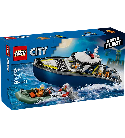 Lego® City 60456 Pregon s policijskim čolnom Lego