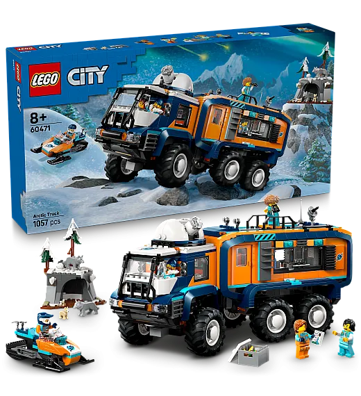 Lego® City 60471 Tovornjak z znanstvenim laboratorijem za arktične raziskovalce Lego