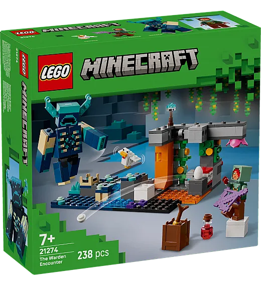 Lego® Minecraft® 21274 Srečanje s Čuvarjem Lego