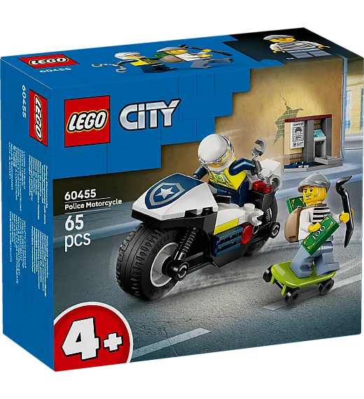 Lego® City 60455 Pregon s policijskim motorjem Lego