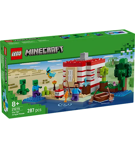 Lego® Minecraft® 21275 Džungelska hiša TNT Lego
