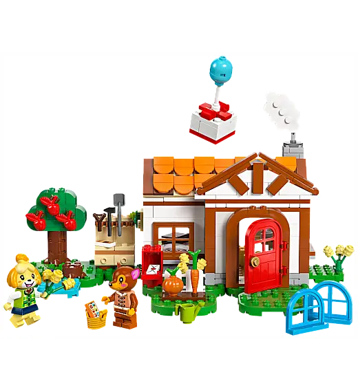 Lego kocke Animal Crossing Isabella u posjetu 77049