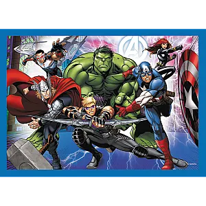 Trefl 4v1-35, 48, 54, 70 -delna sestavljanka Avengers 34386