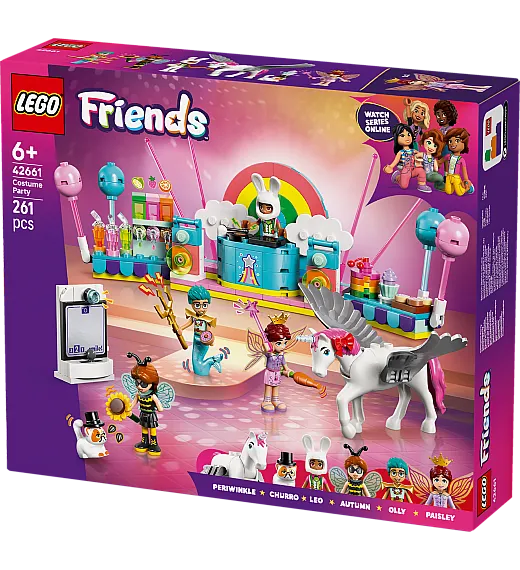 Lego® Friends 42661 Zabava v maskah s samorogom in dobro vilo Lego