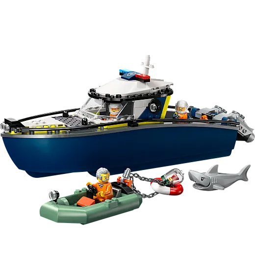 Lego® City 60456 Pregon s policijskim čolnom Lego