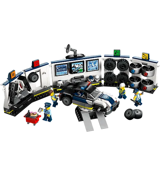 Lego® City 60457 Avtomehanična delavnica za prilagajanje policijskih avtomobilov Lego