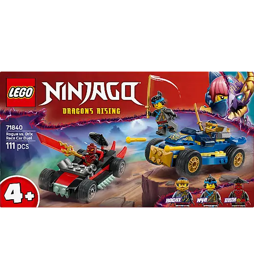 Lego® Ninjago® 71840 Avtomobilska dirka Rogue proti Drixu Lego