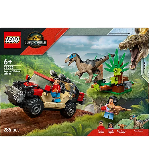 Lego® Jurassic World™ 76972 Terenski pobeg pred raptorko Lego