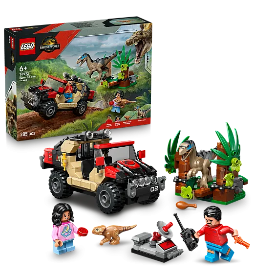 Lego® Jurassic World™ 76972 Terenski pobeg pred raptorko Lego