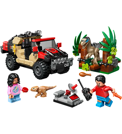 Lego® Jurassic World™ 76972 Terenski pobeg pred raptorko Lego