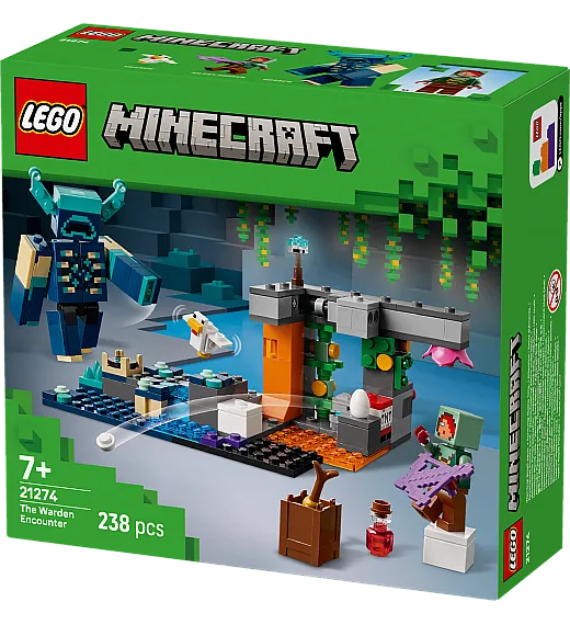 Lego® Minecraft® 21274 Srečanje s Čuvarjem Lego
