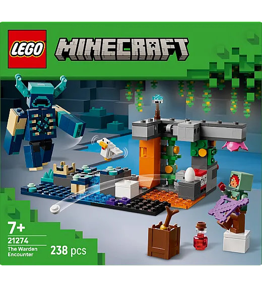 Lego® Minecraft® 21274 Srečanje s Čuvarjem Lego