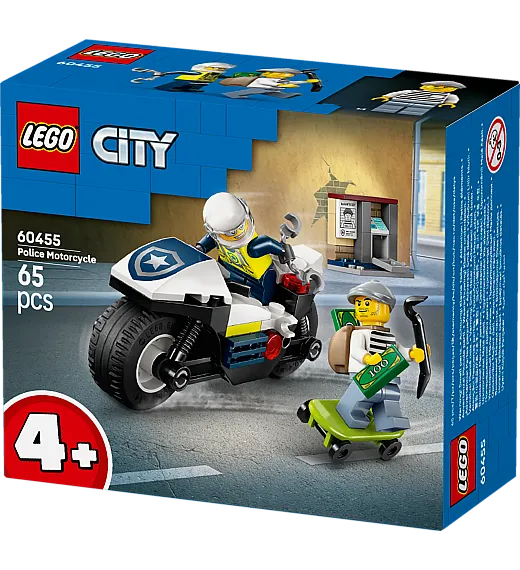 Lego® City 60455 Pregon s policijskim motorjem Lego