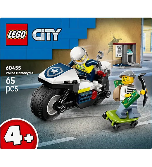 Lego® City 60455 Pregon s policijskim motorjem Lego