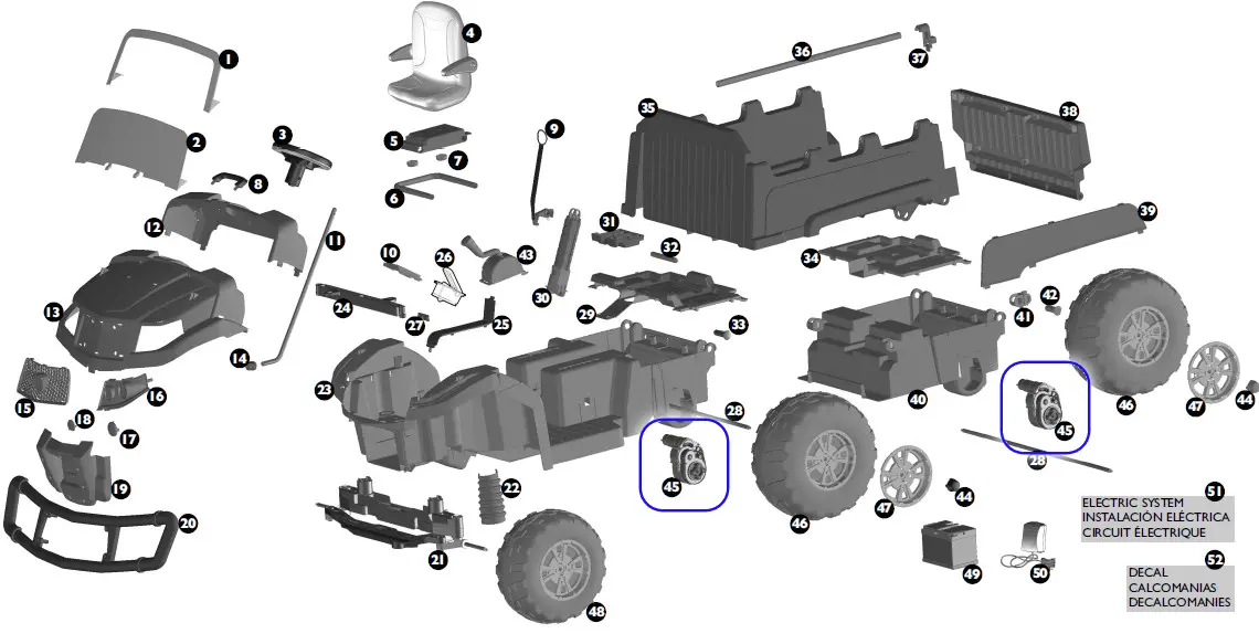 motor za John deere JD HPX