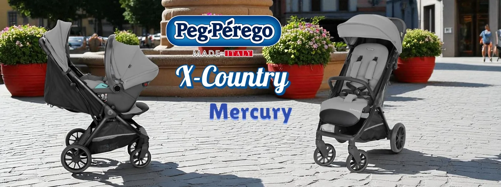 Peg Perego X-Country, boja Mercury Peg Perego X-Country, boja Mercury