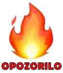 Ne uporabljajte v bližini ognja