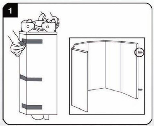 1 korak u sastavljanju krevetića 1 korak u sastavljanju krevetića