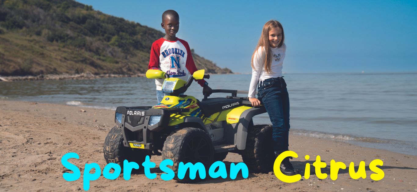 24V otroški štirikolesnik Polaris Sportsman PRO Citrus 24V otroški štirikolesnik Polaris Sportsman PRO Citrus