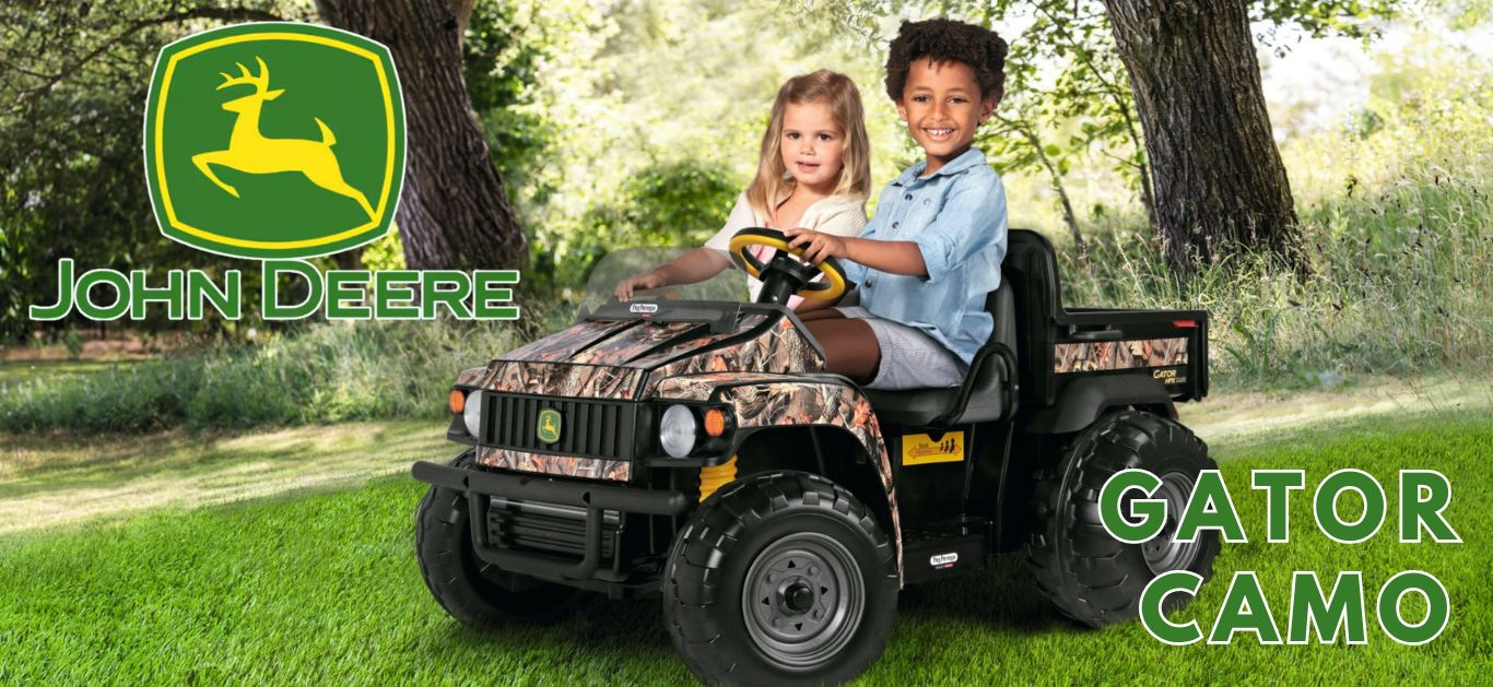 otroški avtomobil na akumulator JD Gator Camo otroški avtomobil na akumulator JD Gator Camo
