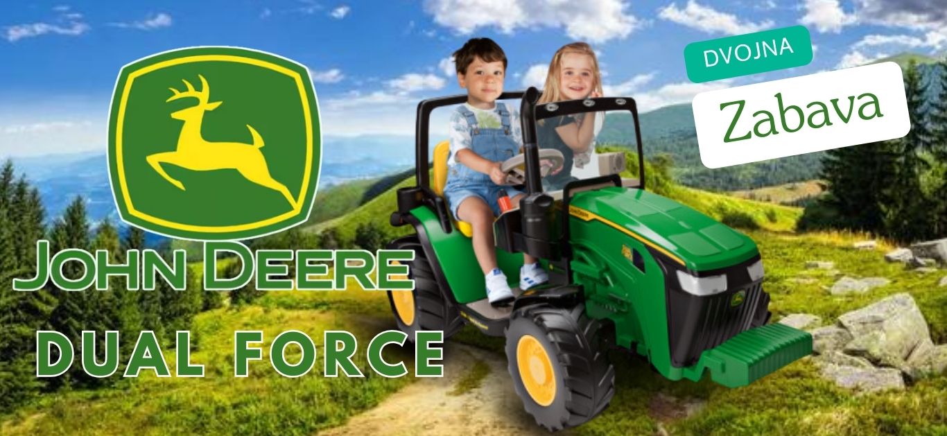 otroški traktor JD-Dual-force otroški traktor JD-Dual-force
