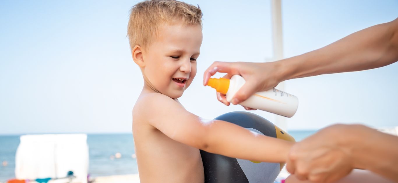 Zaščita otrok pred soncem