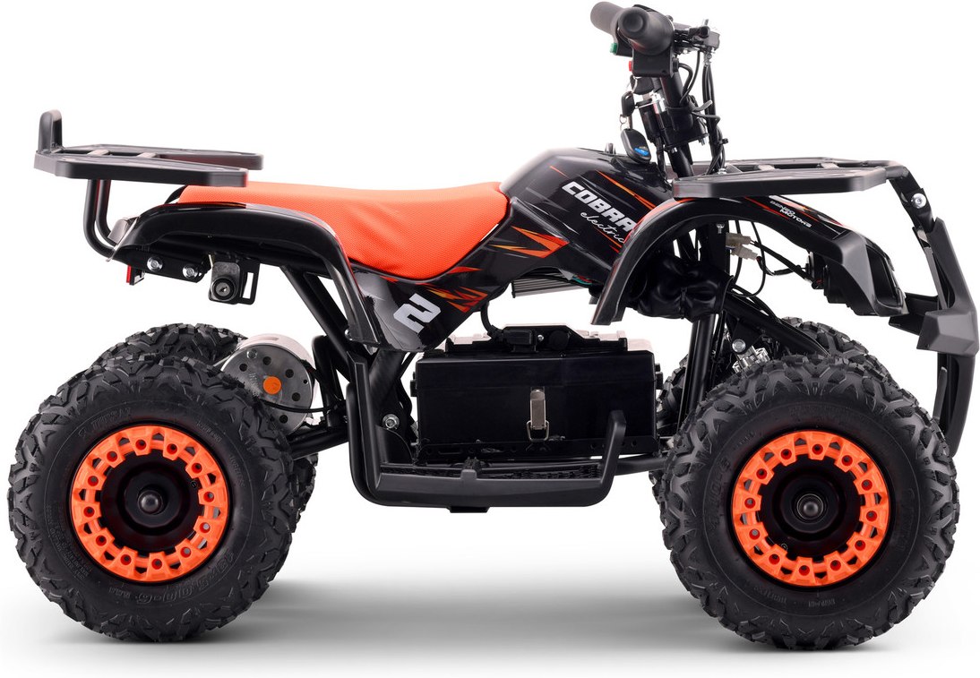 Beneo Motors Cobra Electric Orange, stranski pogled na baterijski prostor in pogon