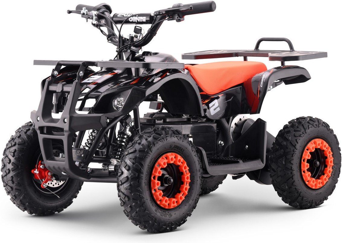 Električni štirikolesnik 800W Beneo Motors Cobra Electric Orange z oranžnimi poudarki