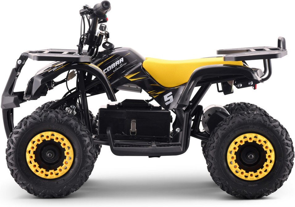Rumeni Beneo COBRA Electric – dodatni pogled na konstrukcijo in kolesa