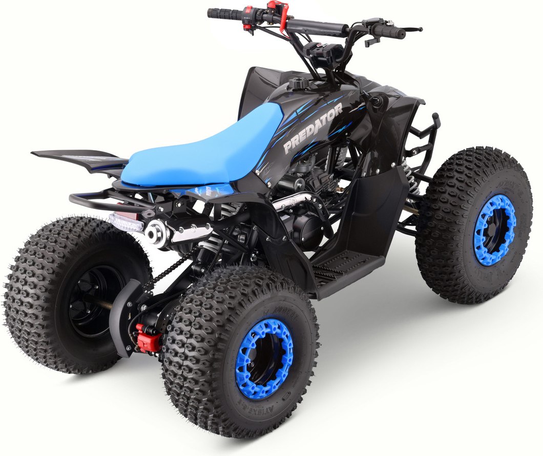 Beneo Predator Blue 125cc pogled straga