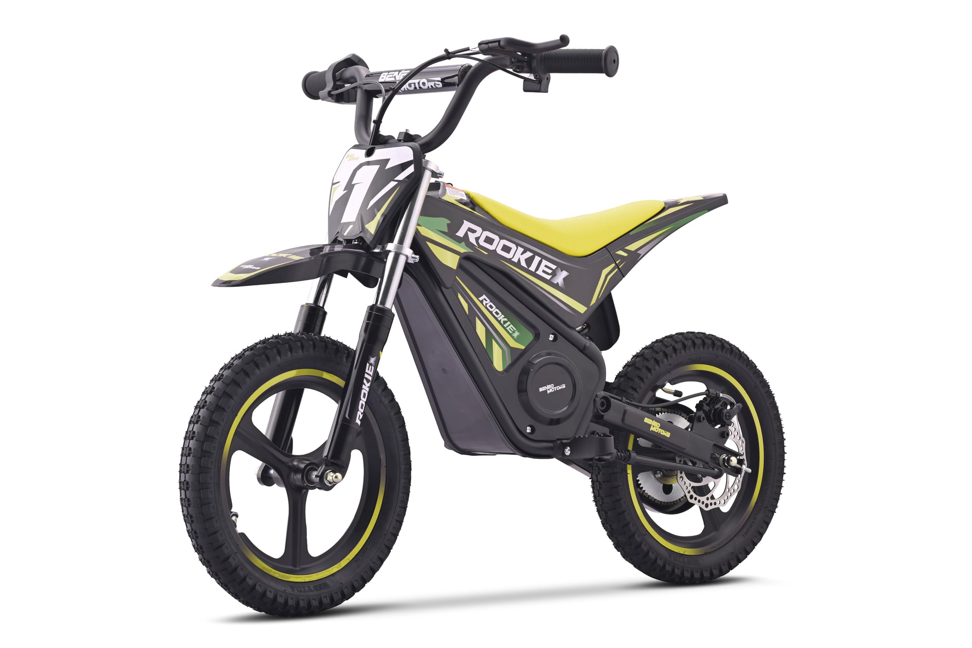 dječji električni mini cross ROOKIE X 22V zelena boja 14 cola