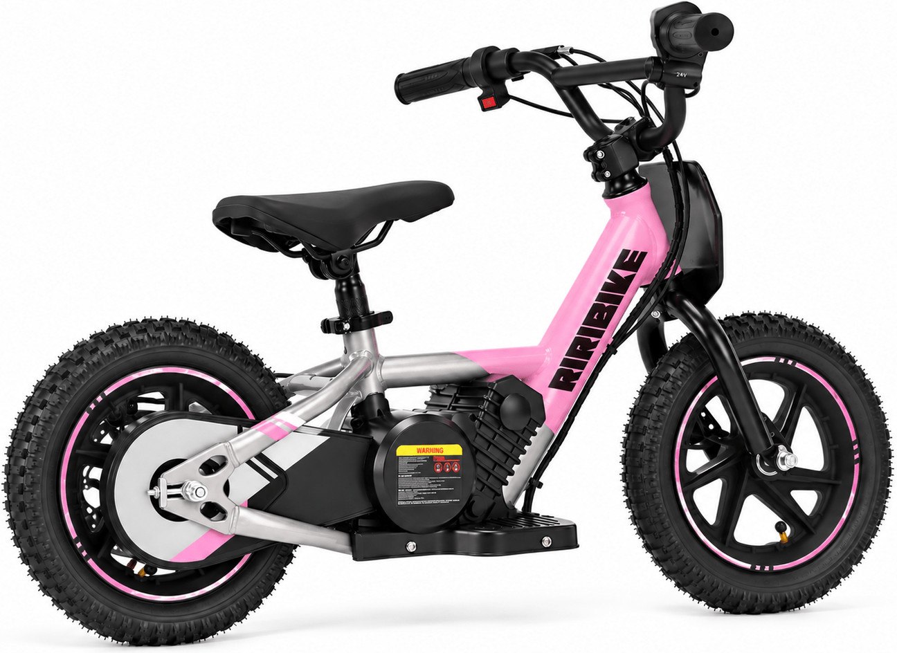 Električna guralica od 100 W RIRIBIKE RTX3 S Pink, prikaz upravljača i pogona