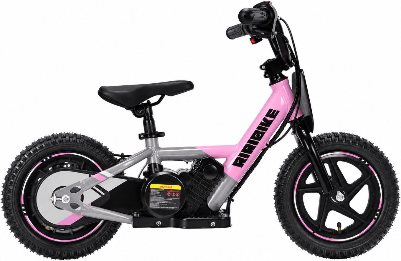 Dječja električna guralica 12 inča Beneo Motors RIRIBIKE RTX3 S Pink, bočni pogled