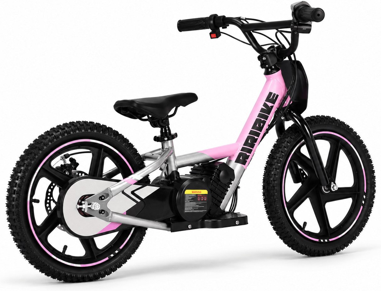 Električna dječja guralica Beneo Motors RTX6 S Pink – kosi pogled sa strane