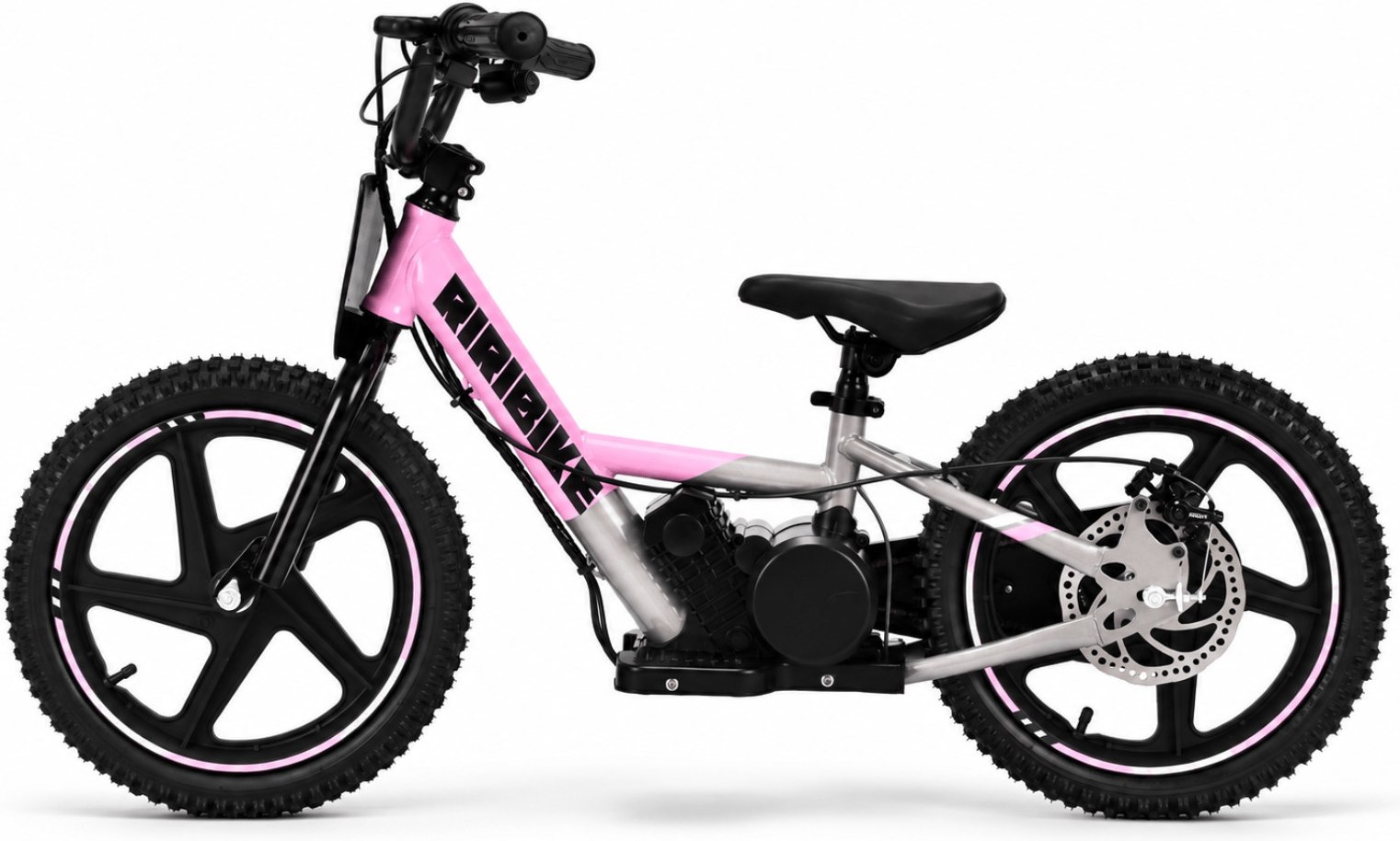 Pogled na stražnju disk kočnicu električne guralice RIRIBIKE RTX6 S Pink