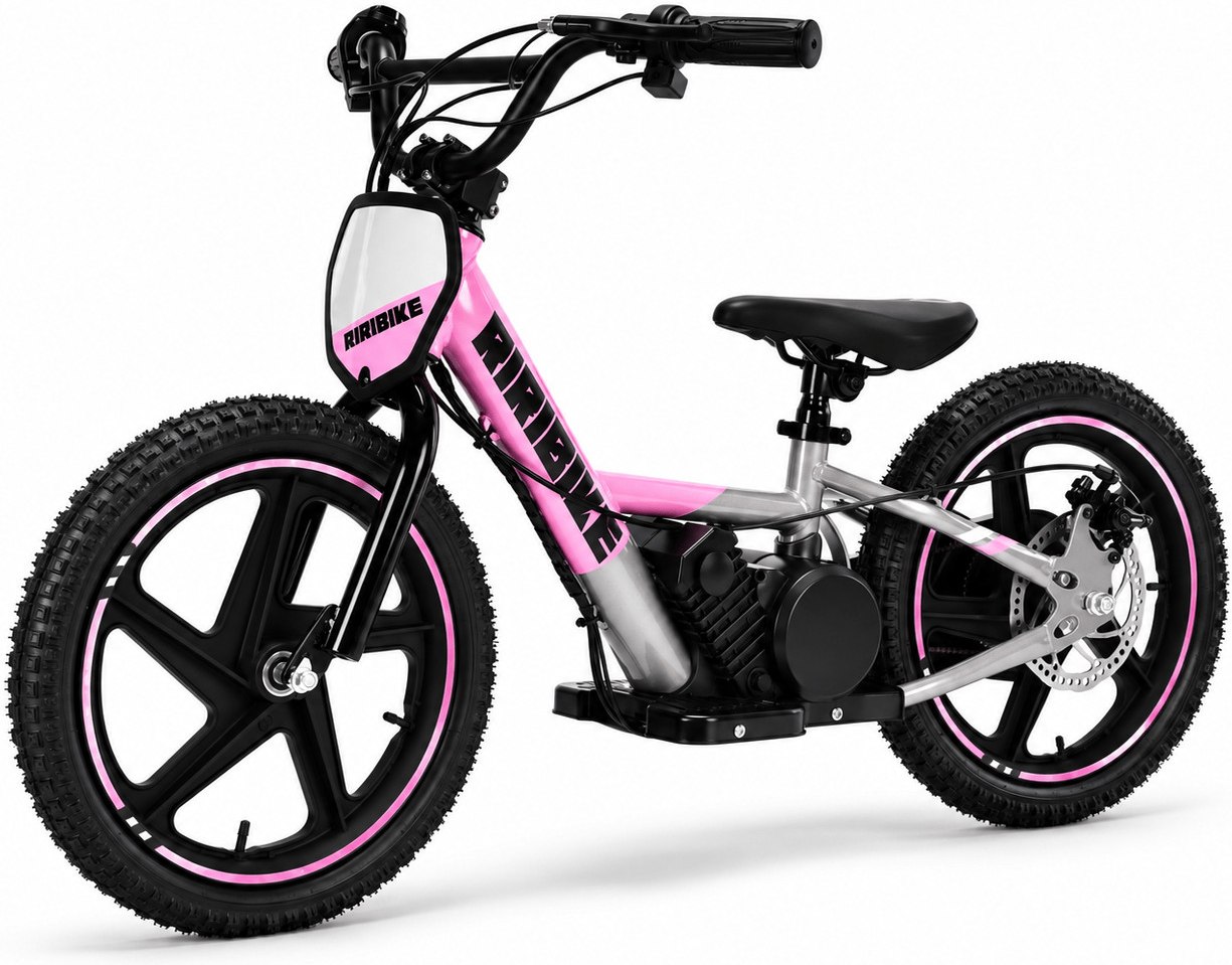 Beneo Motors RIRIBIKE RTX6 S Pink – pogled na električni pogon i kotače od 16 inča
