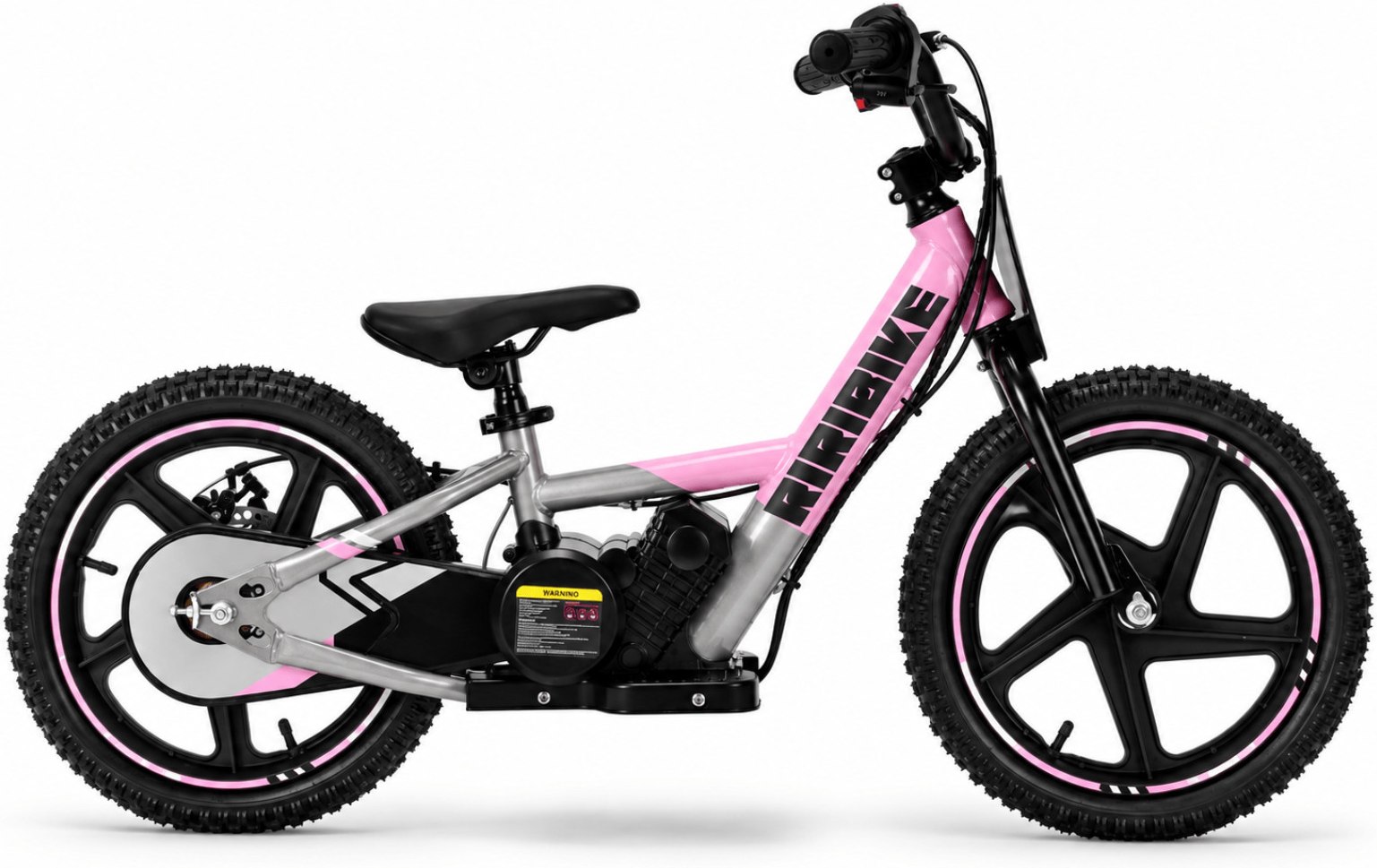 Električna guralica Beneo Motors RIRIBIKE RTX6 S Pink – ružičasta izvedba, pogled sa strane