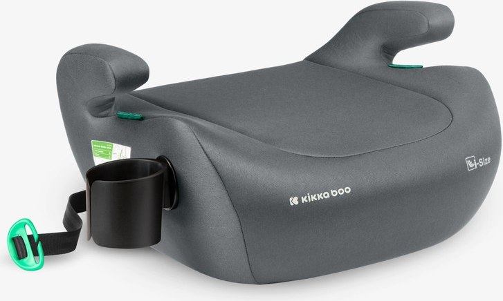 Otroški avto jahač 125–150 cm KikkaBoo i-Go 2 i-Size Dark Grey z držalom za pijačo in vodilom pasu
