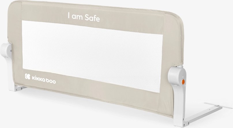 varovalo za otroško posteljo KikkaBoo I Am Safe Beige 102 cm
